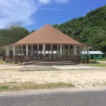 Traditional Samoan home or "fale."