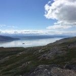 Today's office: the view of Sondrestromfjord from my instrument site.